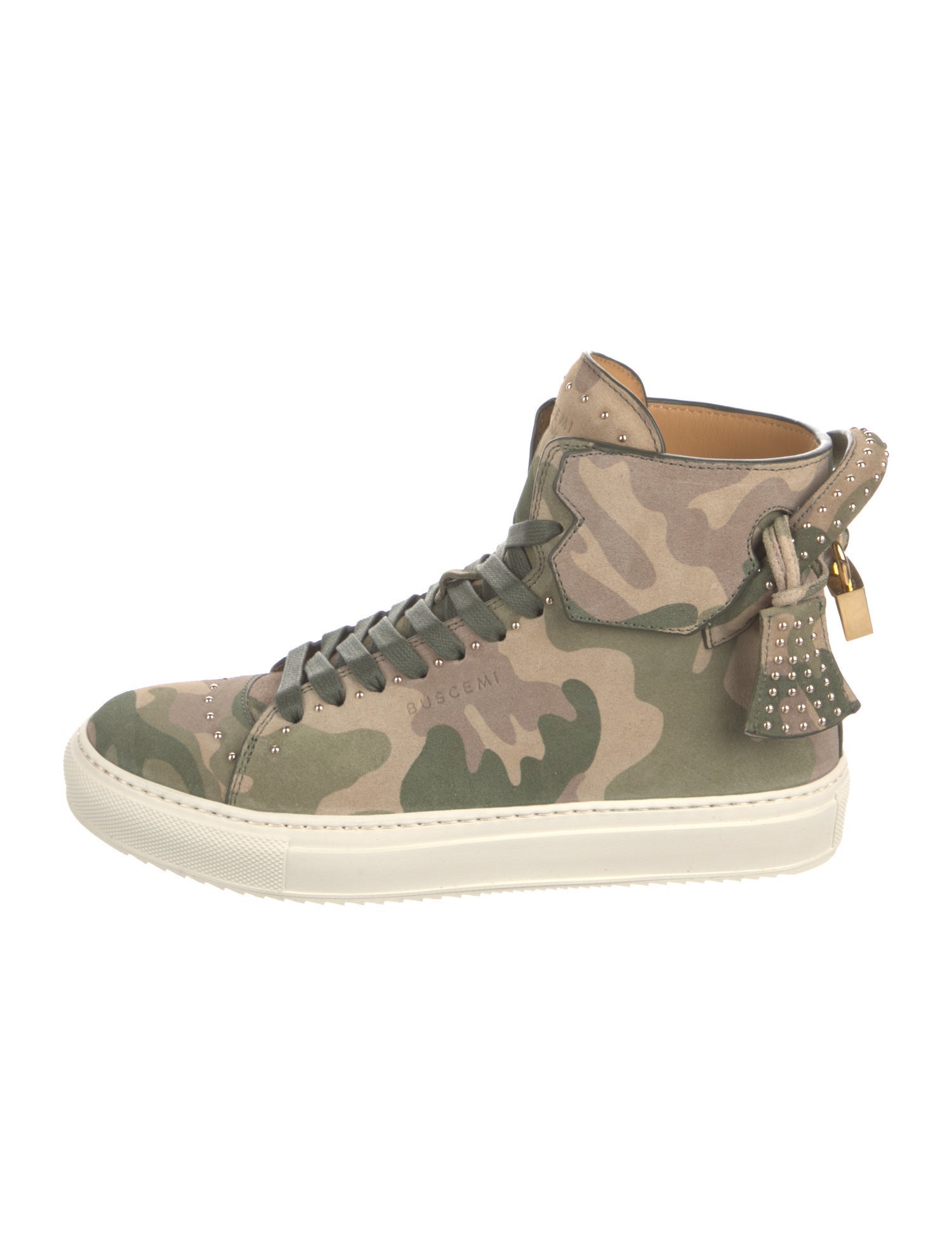 Buscemi Suede Printed Sneakers