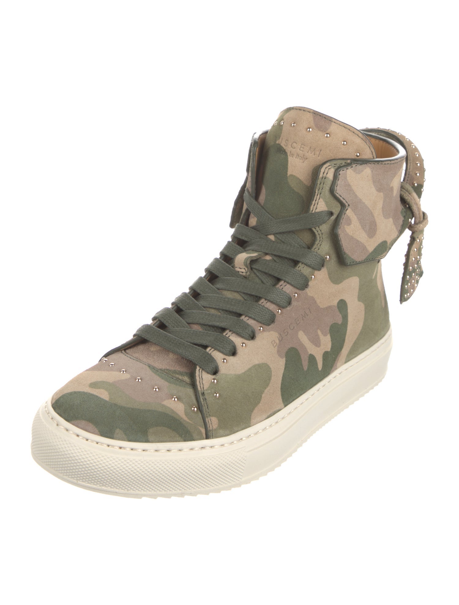 Buscemi Suede Printed Sneakers