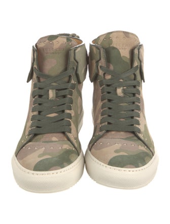 Buscemi Suede Printed Sneakers