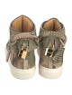 Buscemi Suede Camouflage Print Sneakers