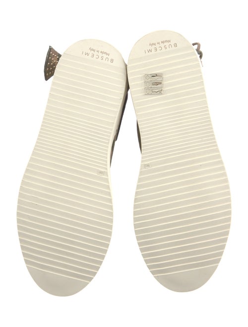 Buscemi Suede Camouflage Print Sneakers