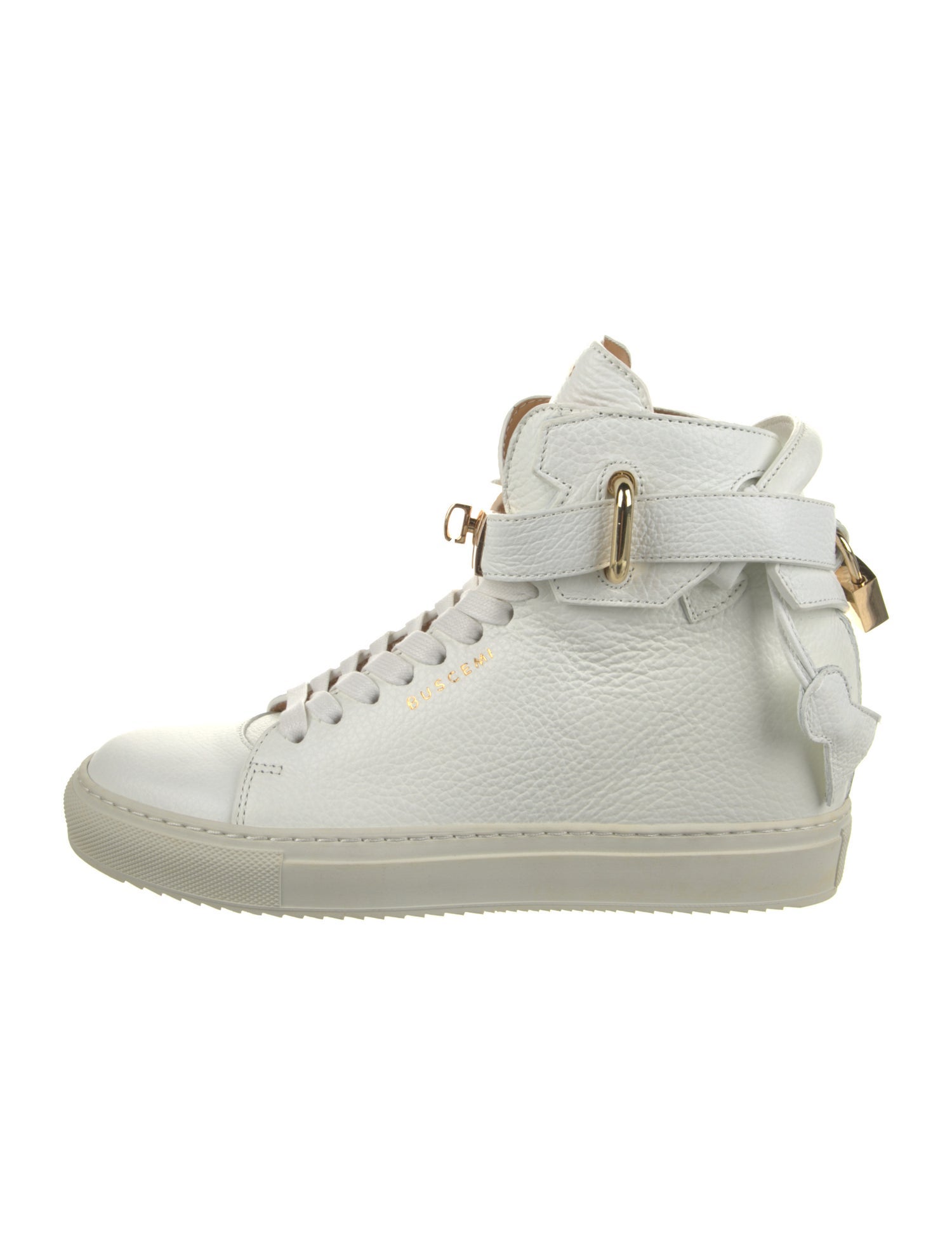 Buscemi Leather Wedge Sneakers