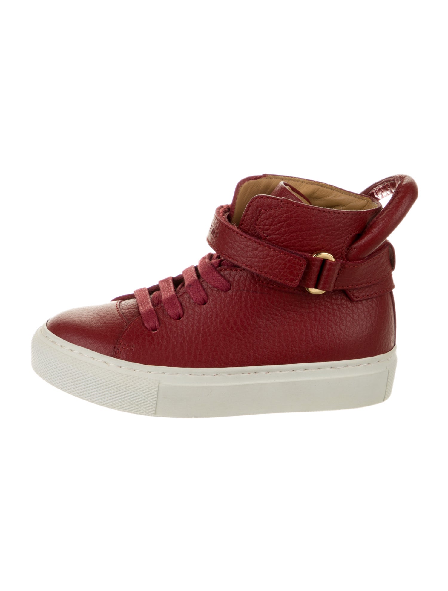 Buscemi Buscemi Boys Leather High Top Shoes