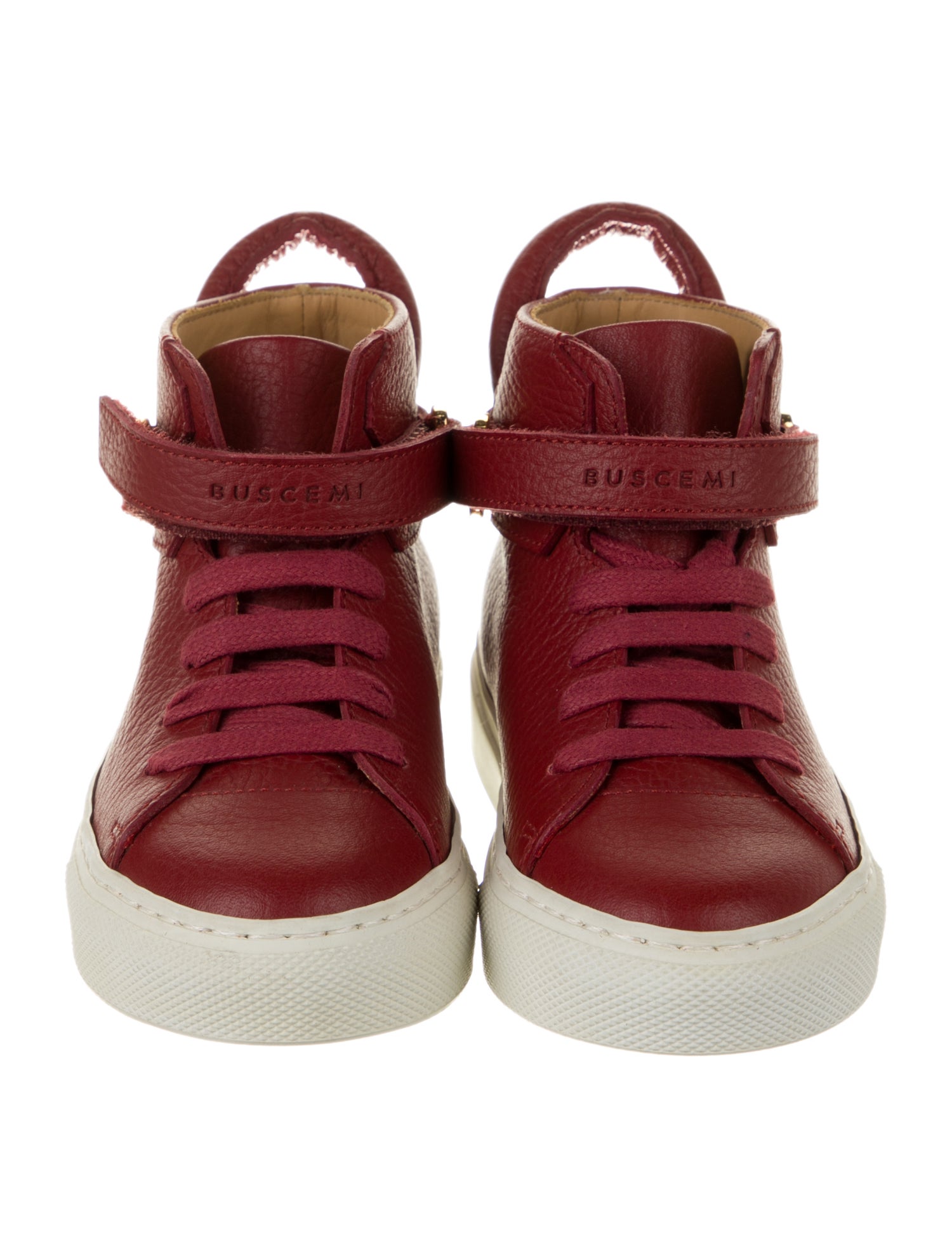 Buscemi Buscemi Boys Leather High Top Shoes