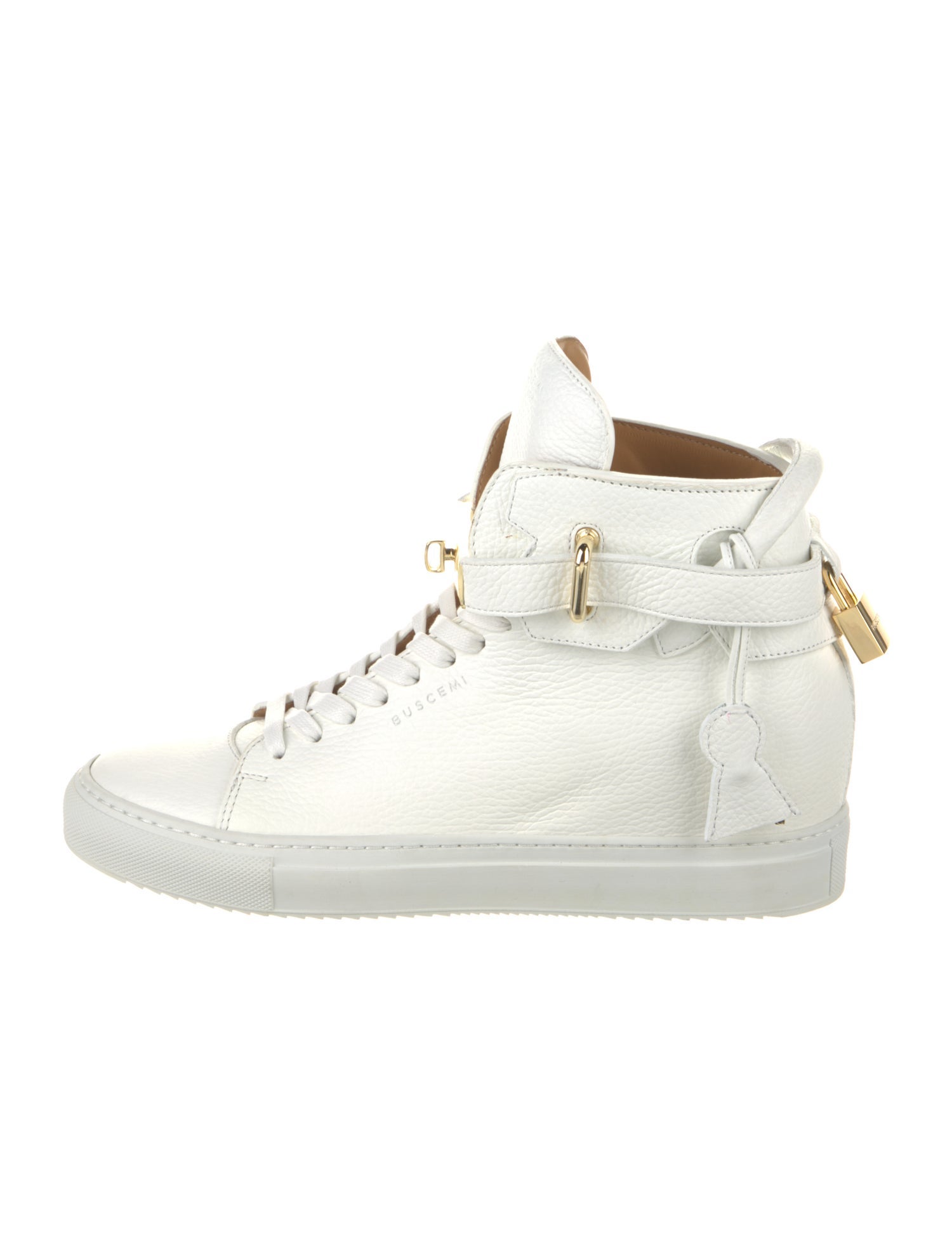 Buscemi Leather Wedge Sneakers