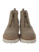 Buscemi Canvas Lace-Up Boots
