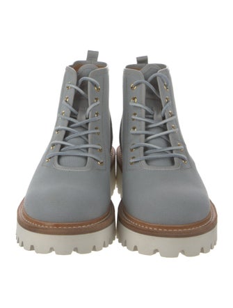 Buscemi Canvas Hiking Boots