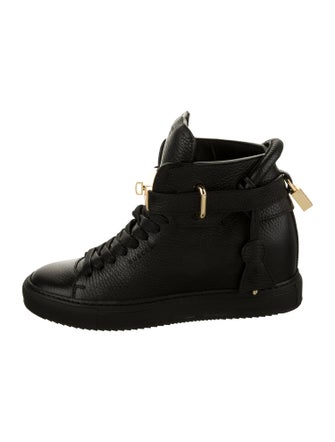 Buscemi Leather Wedge Sneakers