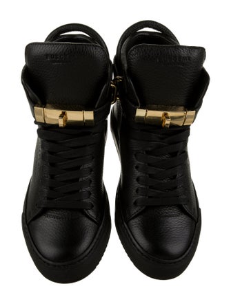 Buscemi Leather Wedge Sneakers