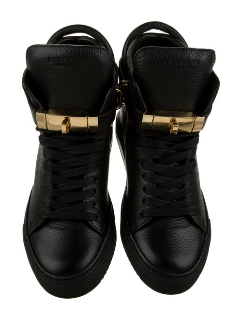 Buscemi Leather Wedge Sneakers