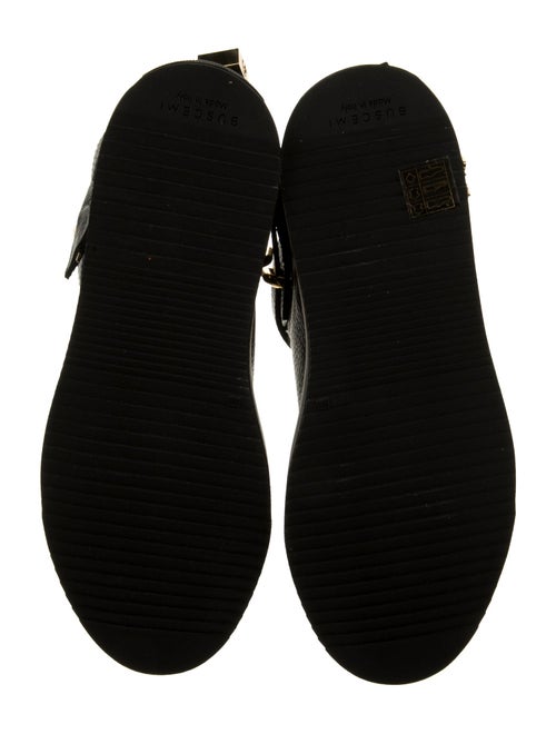 Buscemi Leather Wedge Sneakers