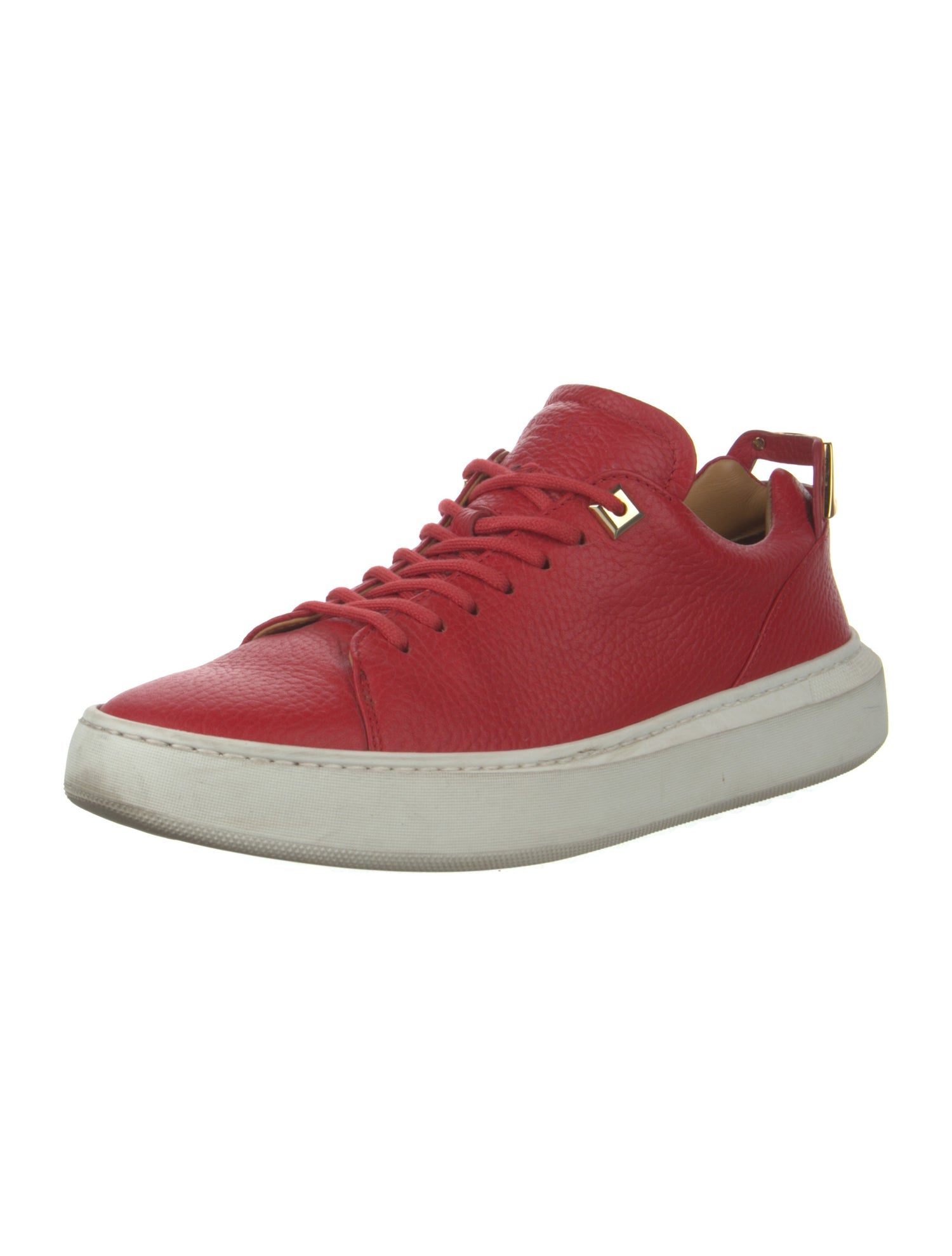 Buscemi Leather Keyhole Accent Sneakers
