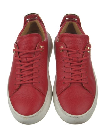 Buscemi Leather Keyhole Accent Sneakers