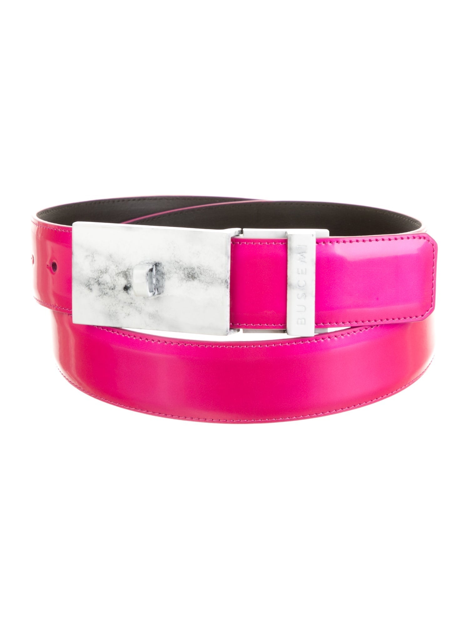 Buscemi Patent Leather Belt
