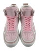 Buscemi Leather Colorblock Pattern Sneakers