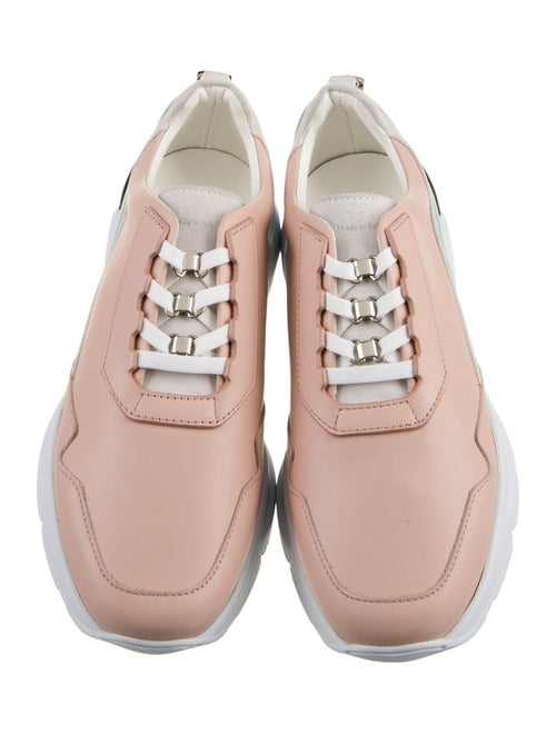 Buscemi Suede Colorblock Pattern Sneakers