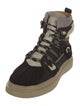 Buscemi Leather Colorblock Pattern Hiking Boots