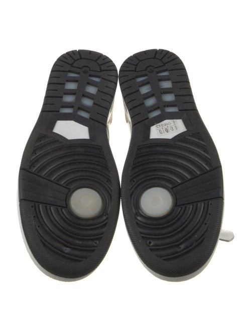 Buscemi Leather Colorblock Pattern Sneakers