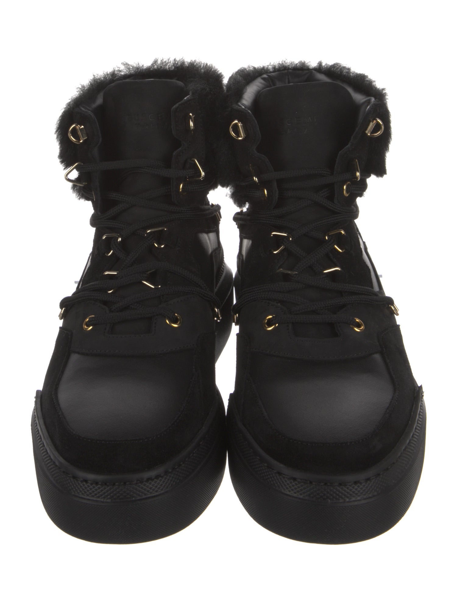 Buscemi Leather Lace-Up Boots