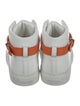 Buscemi Leather Colorblock Pattern Sneakers