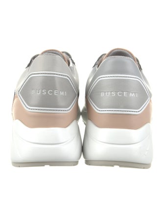 Buscemi Nylon Colorblock Pattern Sneakers