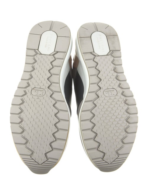 Buscemi Nylon Colorblock Pattern Sneakers