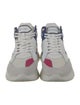 Buscemi Leather Colorblock Pattern Sneakers