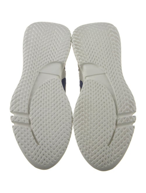 Buscemi Leather Colorblock Pattern Sneakers