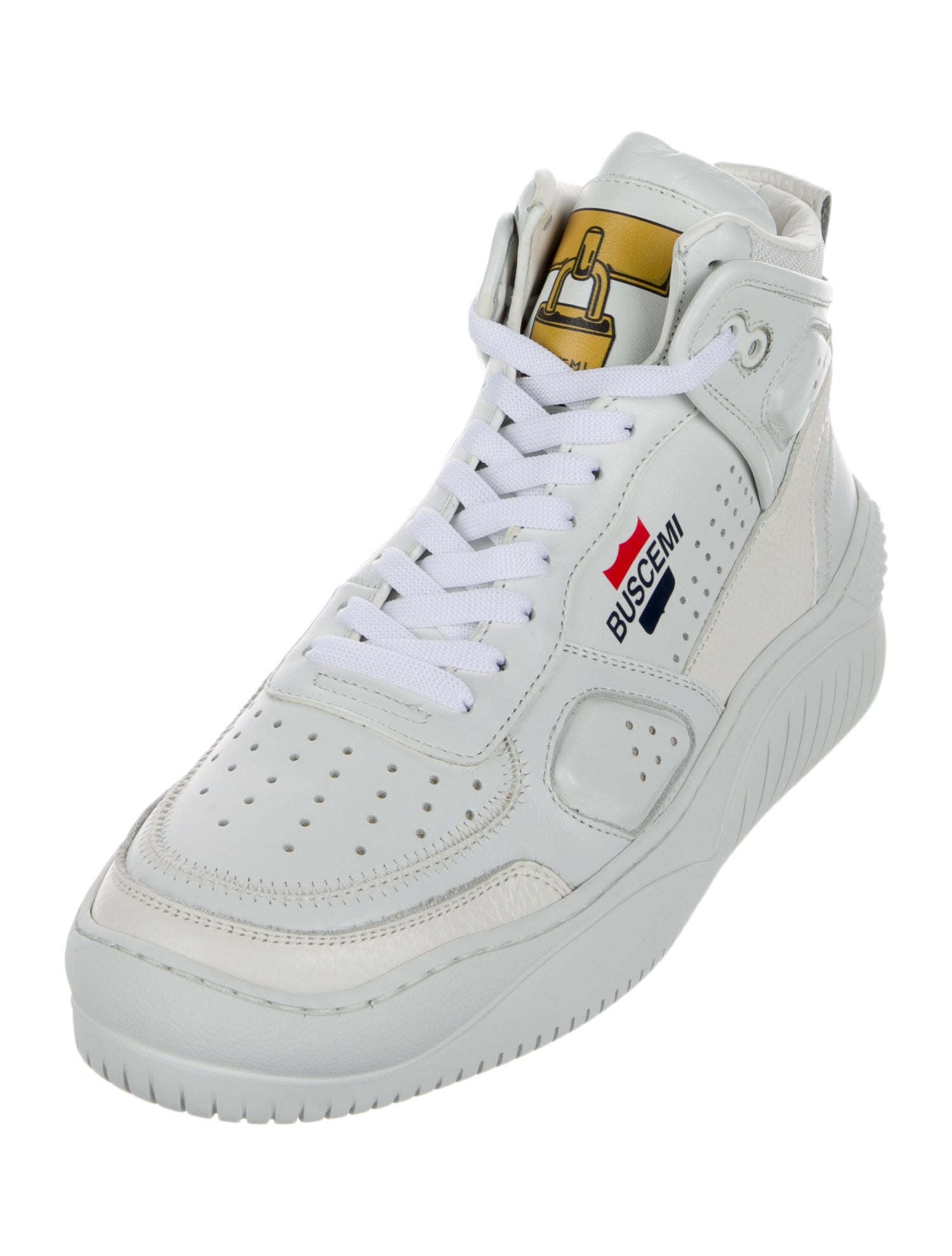 Buscemi Leather Printed Sneakers