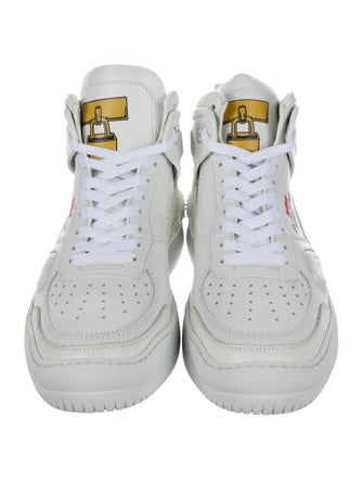 Buscemi Leather Printed Sneakers