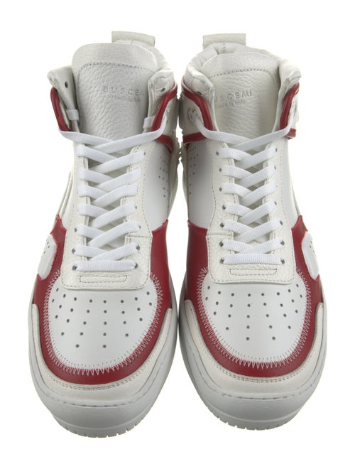 Buscemi Leather Striped Sneakers