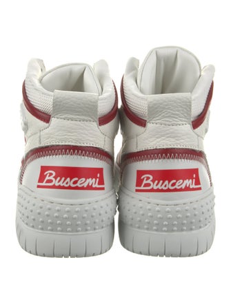 Buscemi Leather Striped Sneakers