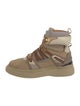 Buscemi Leather Colorblock Pattern Hiking Boots