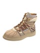 Buscemi Suede Colorblock Pattern Hiking Boots