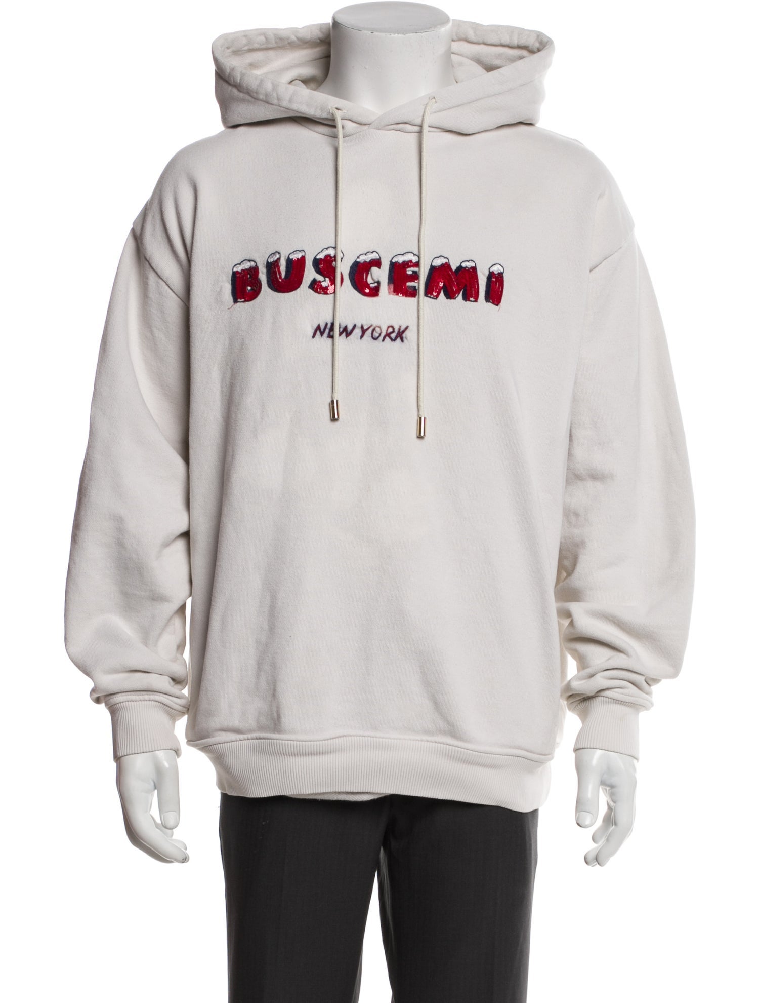 Buscemi Graphic Print Crew Neck Hoodie