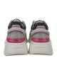 Buscemi Leather Colorblock Pattern Athletic Sneakers