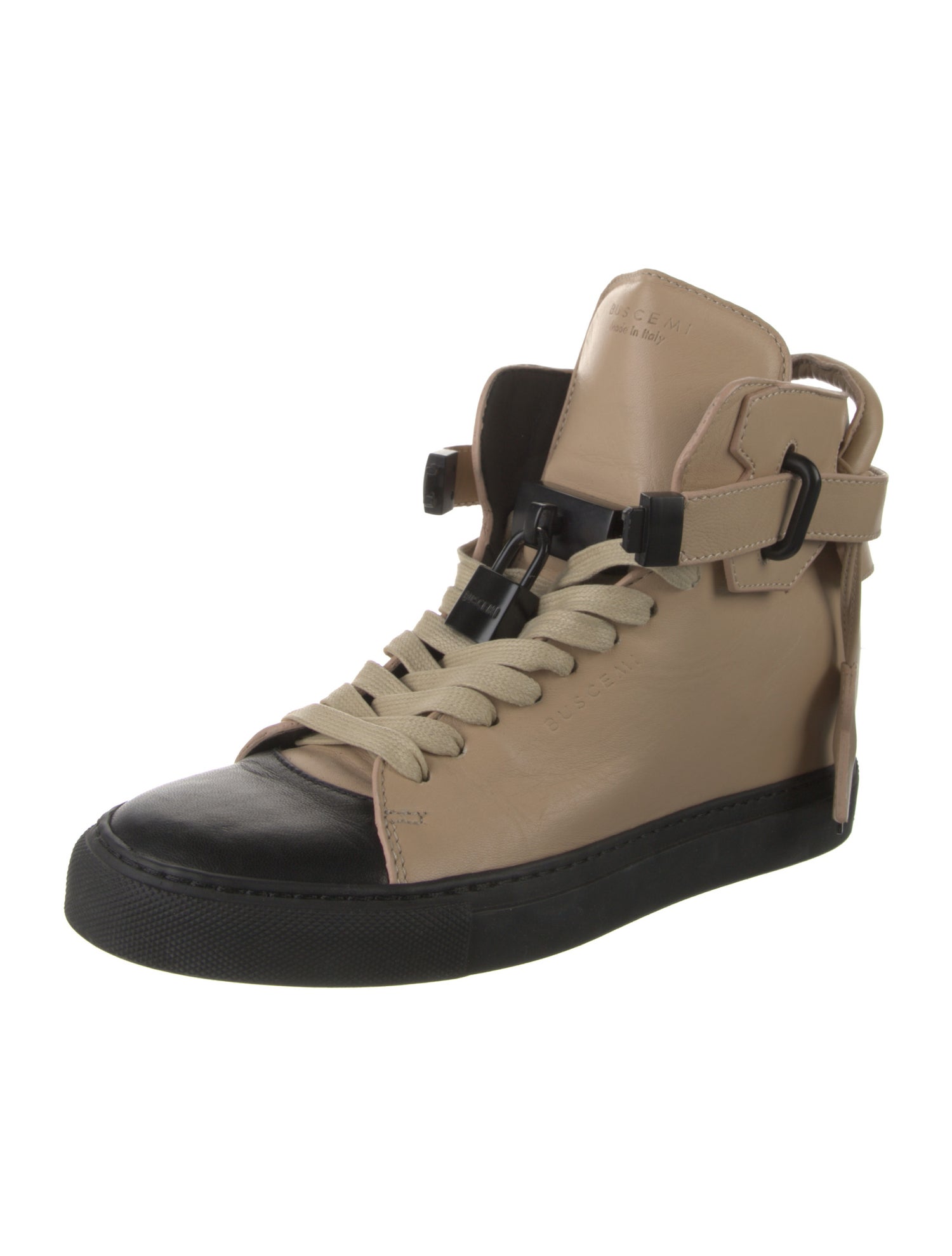 Buscemi Leather Lace-Up Boots