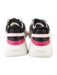 Buscemi Leather Colorblock Pattern Sneakers