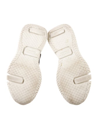 Buscemi Leather Colorblock Pattern Sneakers