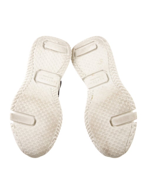 Buscemi Leather Colorblock Pattern Sneakers