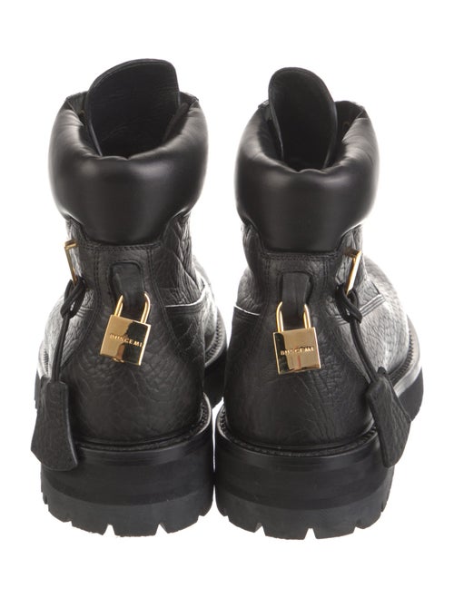 Buscemi Leather Combat Boots