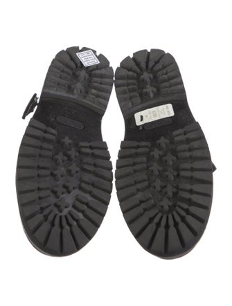 Buscemi Leather Combat Boots