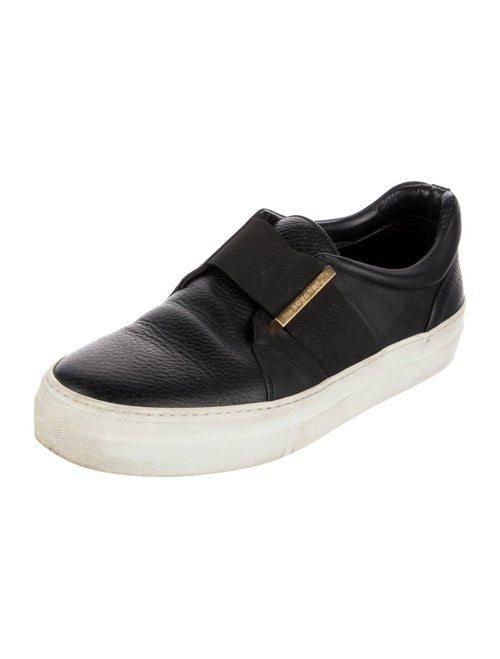 Buscemi Leather Bow Accents Sneakers