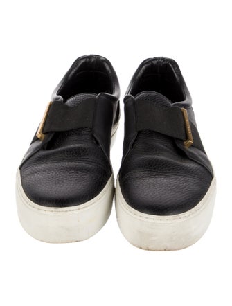Buscemi Leather Bow Accents Sneakers