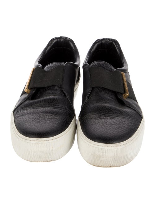Buscemi Leather Bow Accents Sneakers