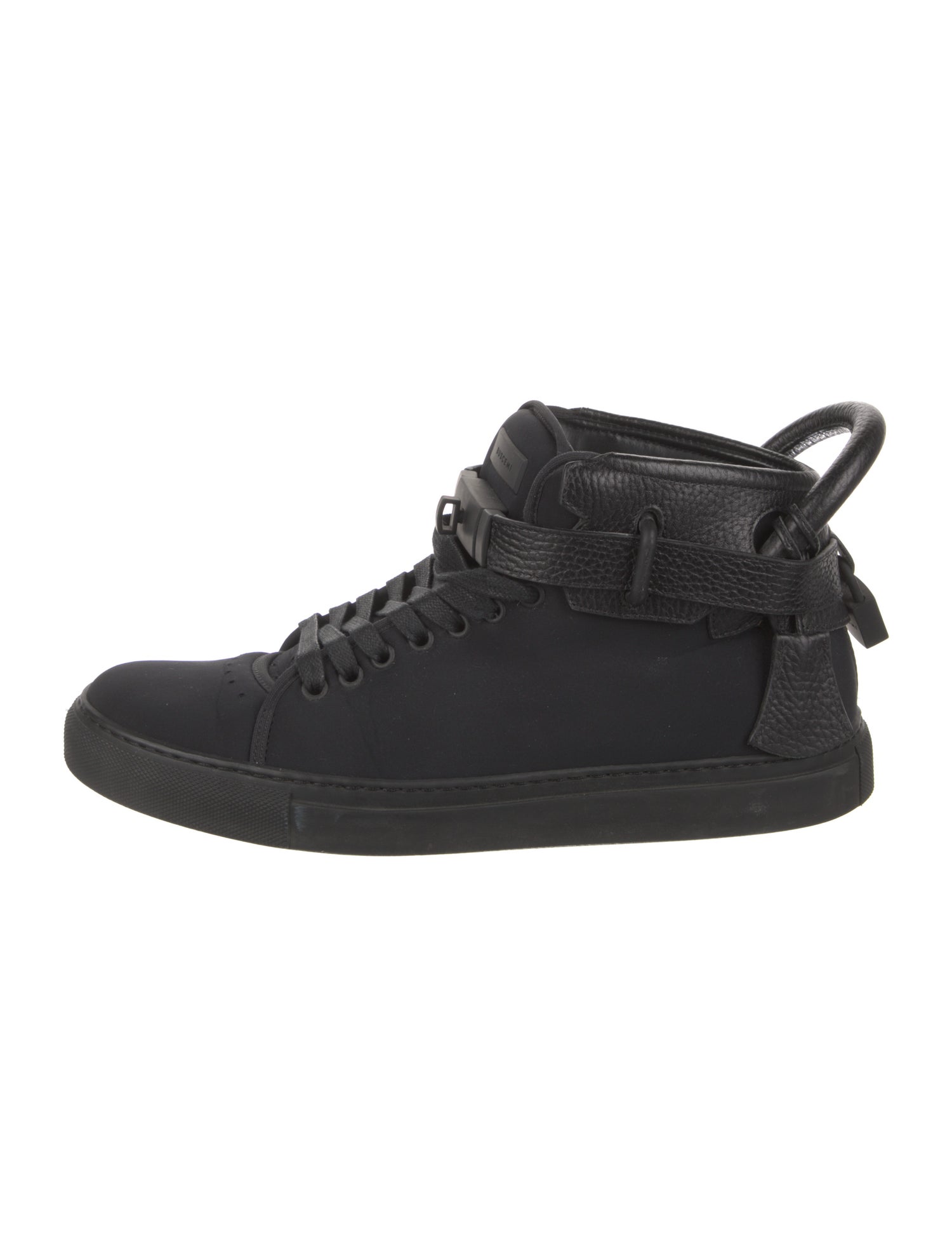 Buscemi Leather Leather Trim Embellishment Sneakers