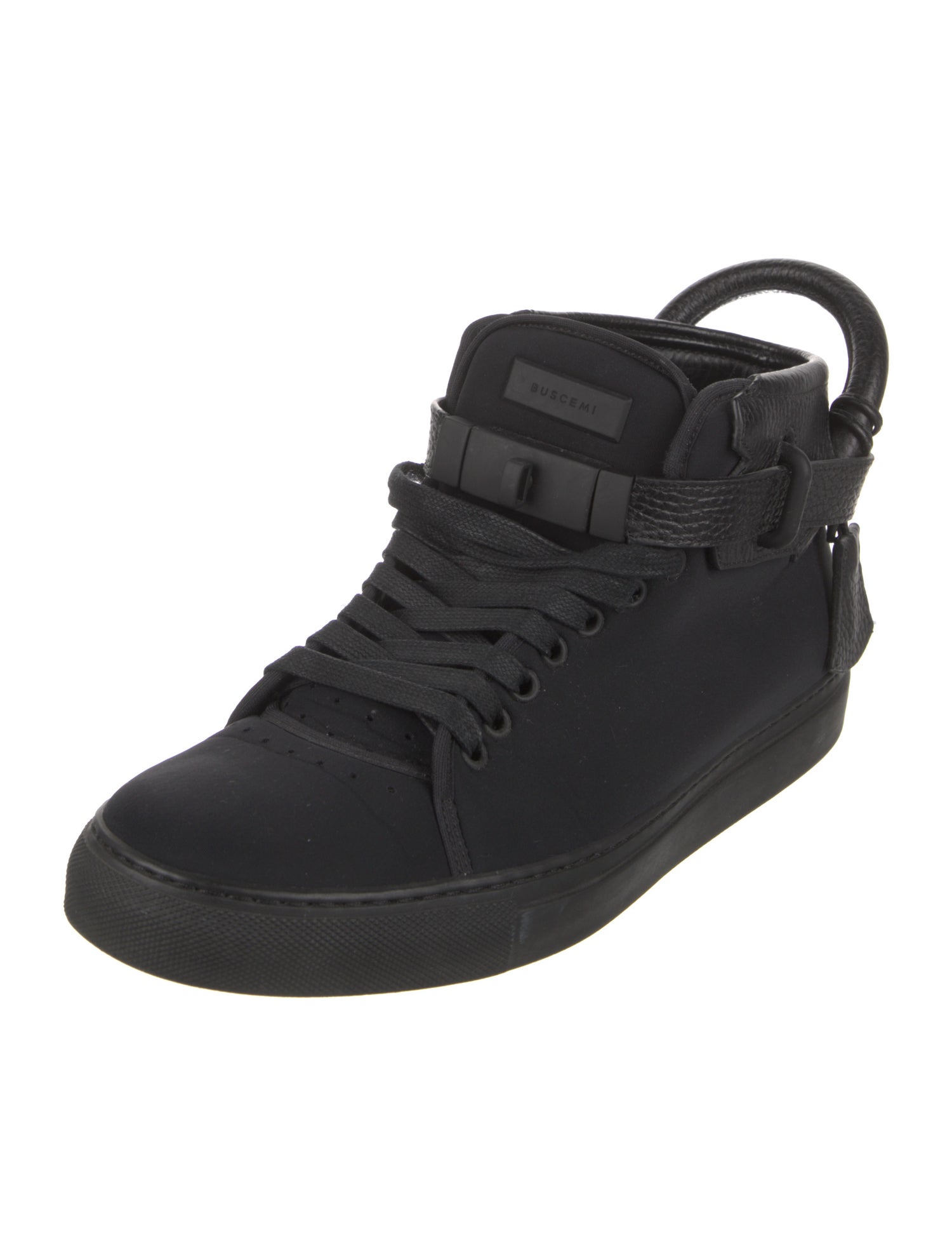 Buscemi Leather Leather Trim Embellishment Sneakers