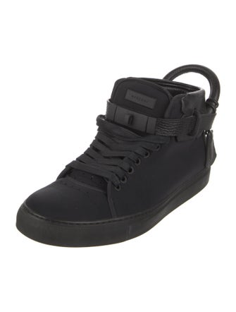 Buscemi Leather Leather Trim Embellishment Sneakers