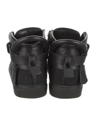 Buscemi Leather Leather Trim Embellishment Sneakers