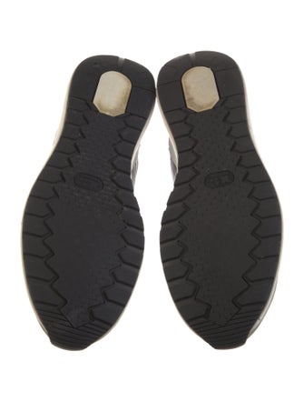 Buscemi Leather Colorblock Pattern Sneakers